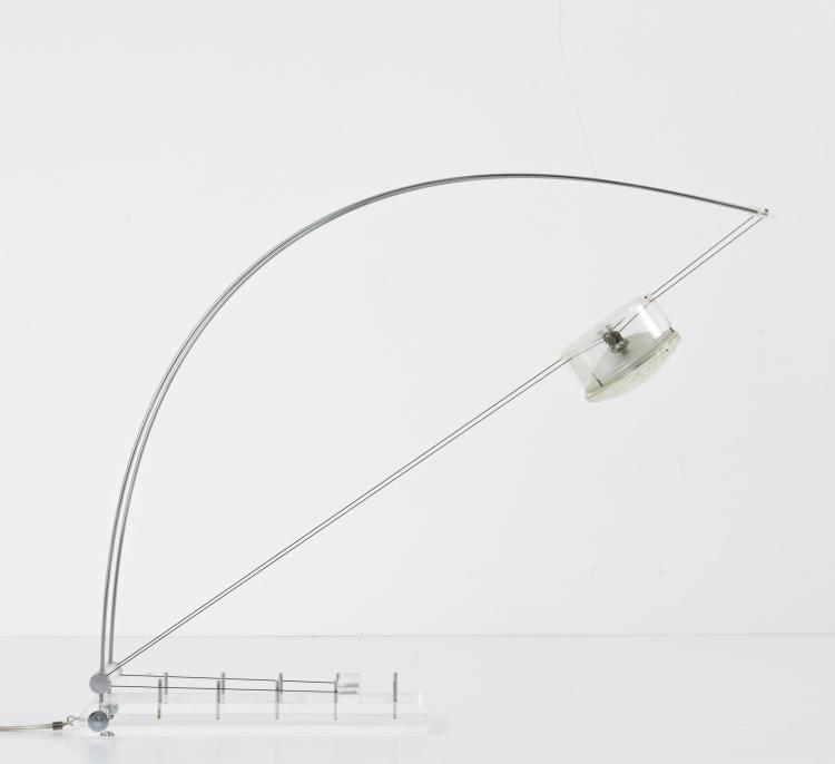 Bild 1 zu Objekt, Federbogenleuchte 'Arco', 1985 (Entwurf), Axel Meise, AML Licht + Design GmbH, M&uuml;nchen / Munich, 183A 579