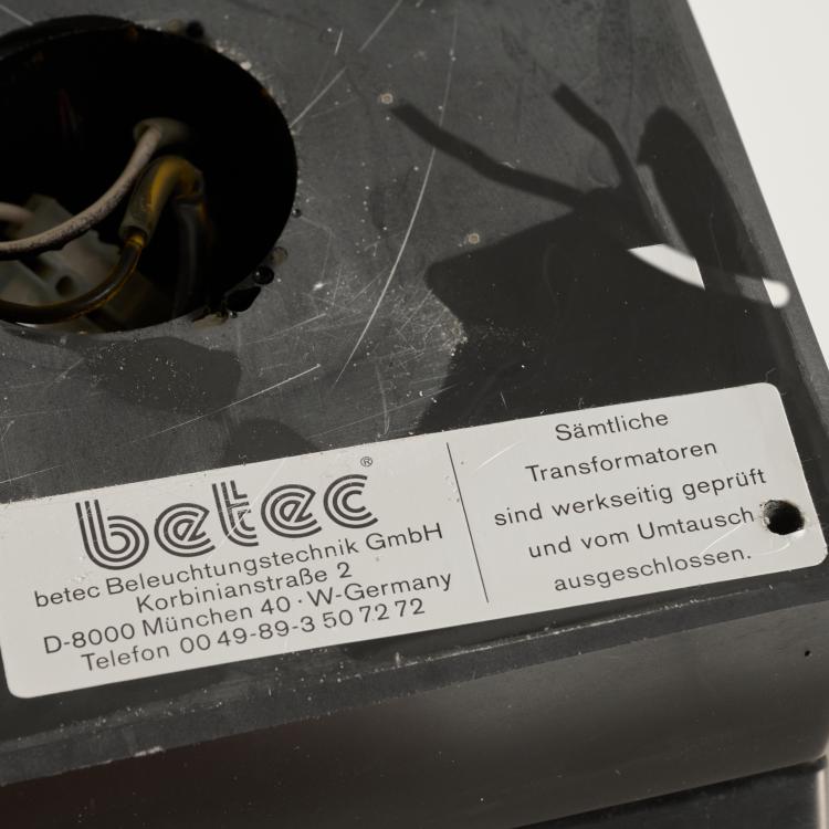 Bild 2 zu Objekt, Wandleuchte, 1980er Jahre (Entwurf), Betec, M&uuml;nchen / Munich, 183A 593
