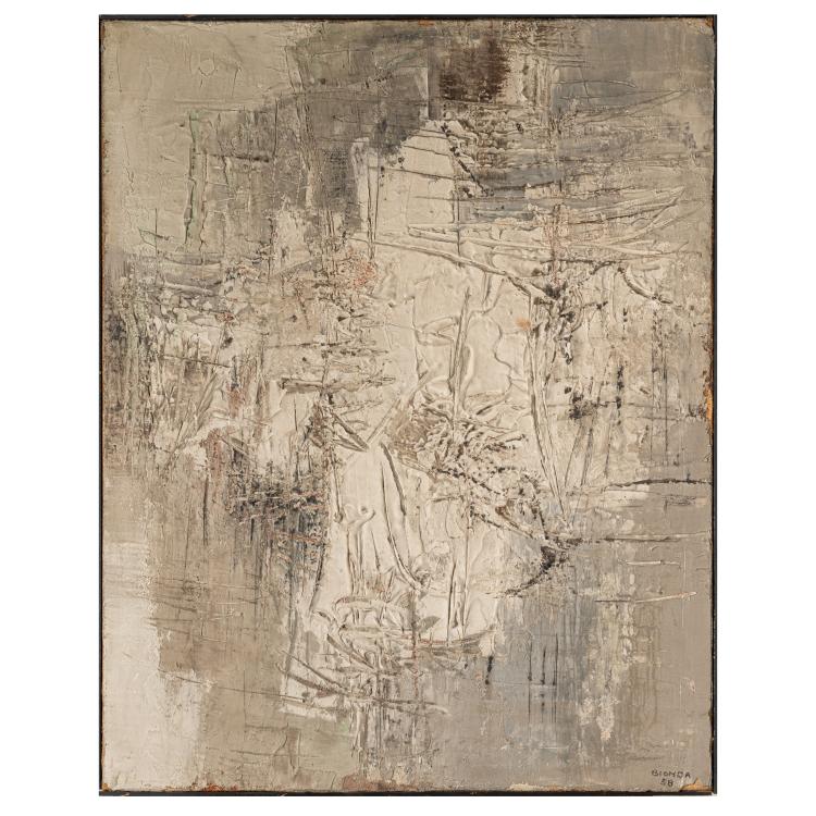 Bild 1 zu Objekt, 'Immagine Bianca', 1958, Mario Bionda, 183C 861