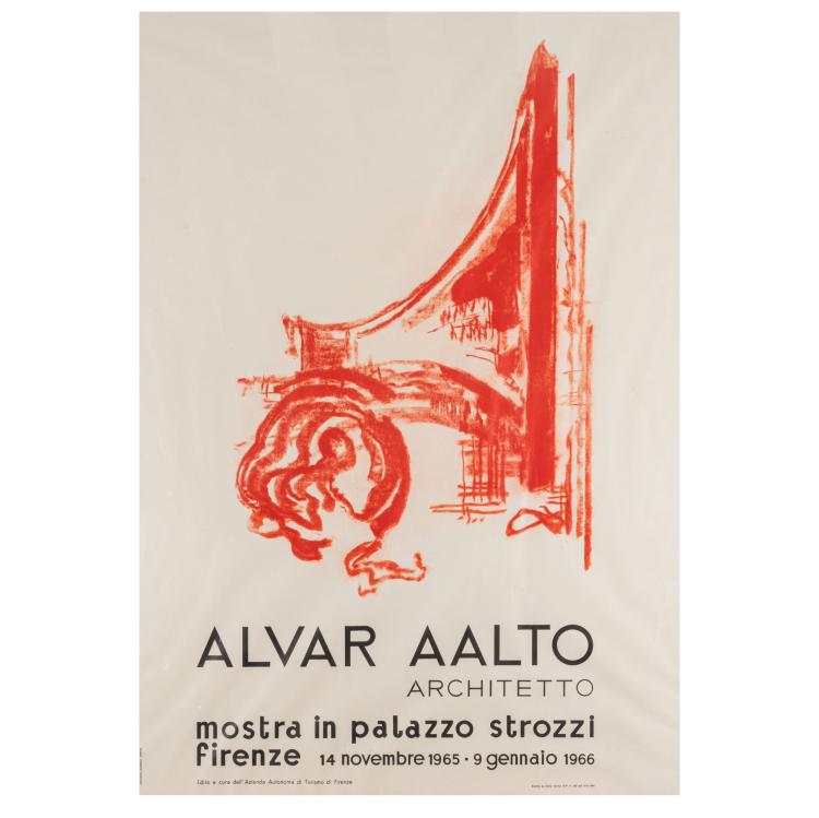 Hauptbild zu Objekt, Ausstellungsplakat 'L'opera di Alvar Aalto', 1965 (Entwurf), Alvar Aalto, 183A 513