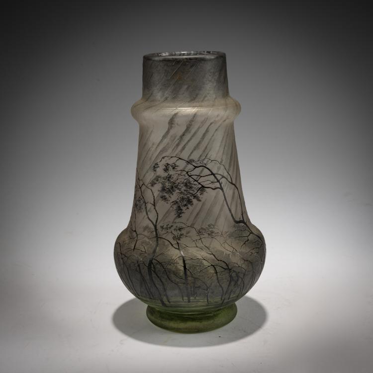 Bild 3 zu Objekt, Vase 'Pluviose' - 'Une Pluie', um 1900, Henri Berg&eacute;, Daum Fr&egrave;res, Nancy, 