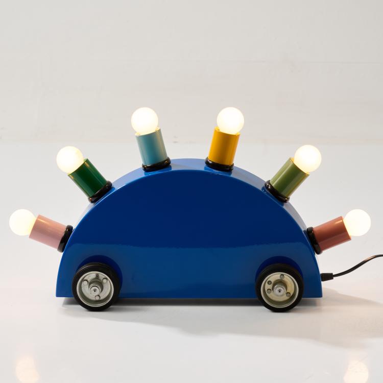 Bild 1 zu Objekt, Tisch-/Bodenleuchte 'Super', 1981 (Entwurf), Martine Bedin, Memphis, Mailand / Milan, 183A 551