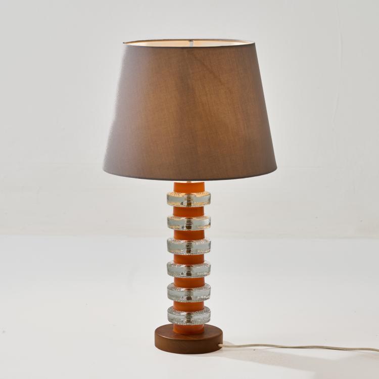 Hauptbild zu Objekt, Tischleuchte, 1960er Jahre, Carl Fagerlund, Orrefors Glasbruk, Orrefors, 183A 394