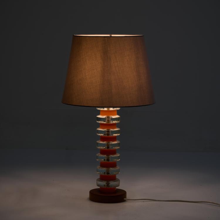Bild 1 zu Objekt, Tischleuchte, 1960er Jahre, Carl Fagerlund, Orrefors Glasbruk, Orrefors, 183A 394