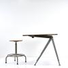 Zeichenpult / Arbeitstisch 'Reply' mit Hocker, 1954