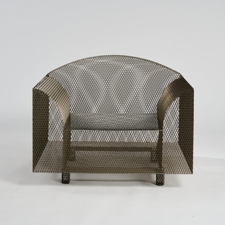 Hauptbild zu Objekt, Armlehnsessel 'How High The Moon', 1986 (Entwurf), Shiro Kuramata, Vitra, Birsfelden, 183A 587