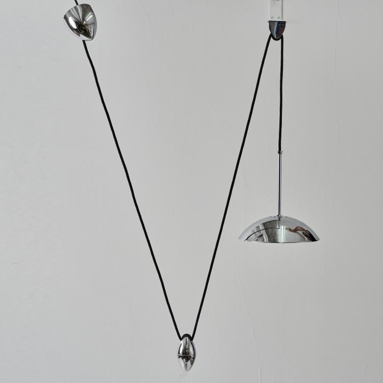 Hauptbild zu Objekt, Wandleuchte 'Era' und Pendelzugleuchte 'Duos', 1980er Jahre (Entwurf), Florian Schulz, Schulz, Florian GmbH Licht und Objekt, Ludwigsburg, 183A 594