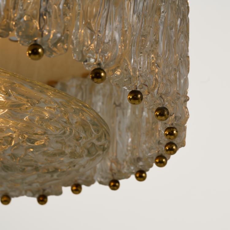 Bild 2 zu Objekt, Deckenleuchter, 1960er Jahre (Entwurf), Aureliano Toso (zugeschrieben), Barovier & Toso, Murano (zugeschrieben) / (attributed), 183A 389