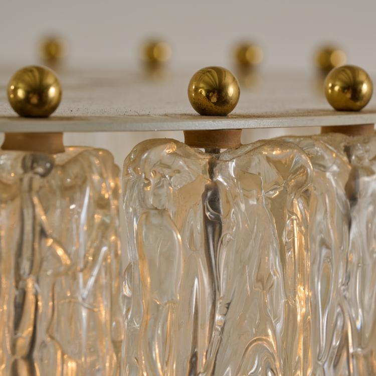 Bild 5 zu Objekt, Deckenleuchter, 1960er Jahre (Entwurf), Aureliano Toso (zugeschrieben), Barovier & Toso, Murano (zugeschrieben) / (attributed), 183A 389