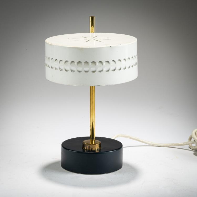Hauptbild zu Objekt, Tischleuchte, 1950er Jahre (Entwurf), Mathieu Mat&eacute;got, Atelier Mat&eacute;got, Paris, 183A 258