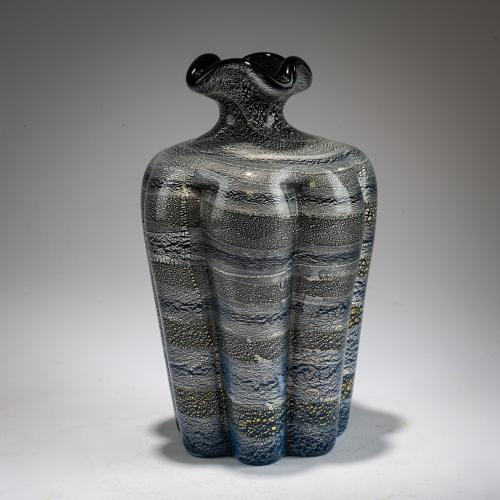 Vase 'Fasce oro argento', 1950
