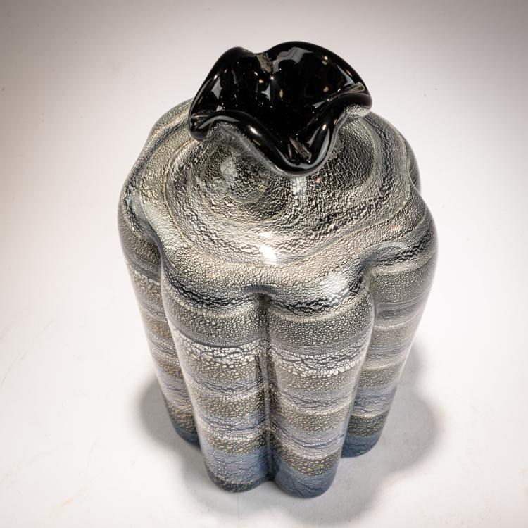 Bild 2 zu Objekt, Vase 'Fasce oro argento', 1950, Giulio Radi, A.Ve.M., Murano, 183B 722