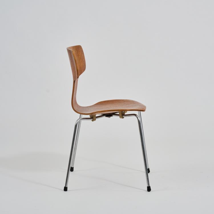 Bild 1 zu Objekt, Stuhl '3103', 1955 (Entwurf), Arne Jacobsen, Fritz Hansen, Aller&oslash;d, 183A 271