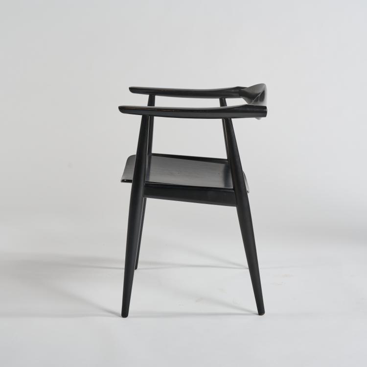 Bild 1 zu Objekt, Armlehnstuhl 'CH-35', 1959 (Entwurf), Hans J. Wegner, Carl Hansen & S&oslash;n, Odense, D&auml;nemark / Denmark, 183A 314