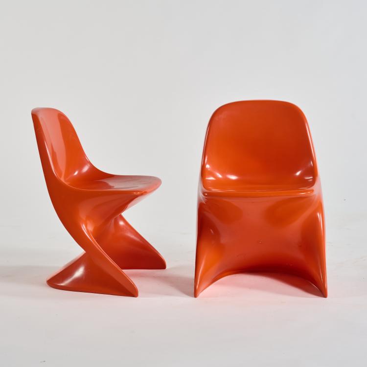 Bild 2 zu Objekt, Zwei Kinderst&uuml;hle 'Casalino 0', um 1971 (Entwurf), Alexander Begge, Casala, Lauenau, 183A 450