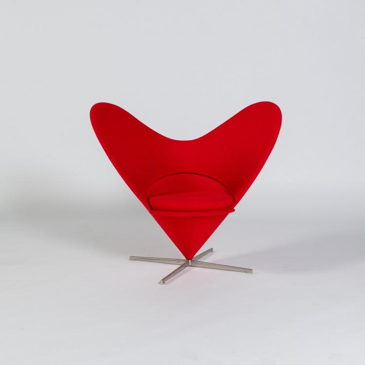 Hauptbild zu Objekt, Sessel 'Heart Cone Chair', 1959 (Entwurf), Verner Panton, Vitra, Birsfelden, 183A 320