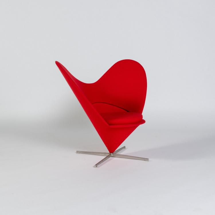 Bild 1 zu Objekt, Sessel 'Heart Cone Chair', 1959 (Entwurf), Verner Panton, Vitra, Birsfelden, 183A 320