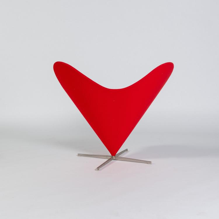 Bild 3 zu Objekt, Sessel 'Heart Cone Chair', 1959 (Entwurf), Verner Panton, Vitra, Birsfelden, 183A 320