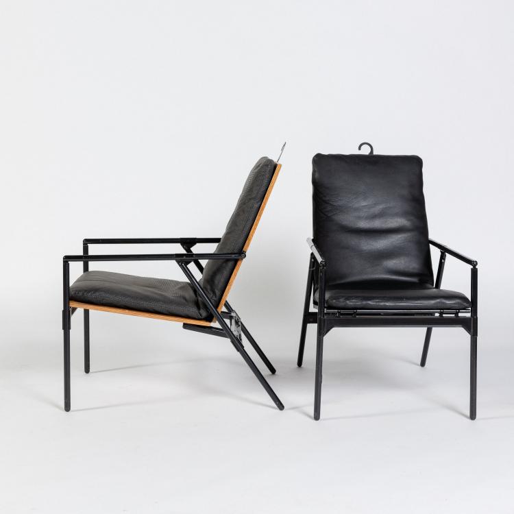 Bild 1 zu Objekt, Zwei Klappst&uuml;hle 'Nena', 1984 (Entwurf), Richard Sapper, B & B Italia, Novedrate, Como, 183A 576