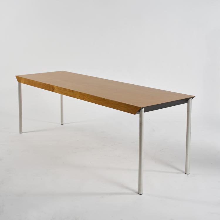 Bild 4 zu Objekt, Schreibtisch aus der Serie 'Contor', 1982 (Entwurf),  Ginbande, Anthologie Quartett, Bad Essen, 183A 561