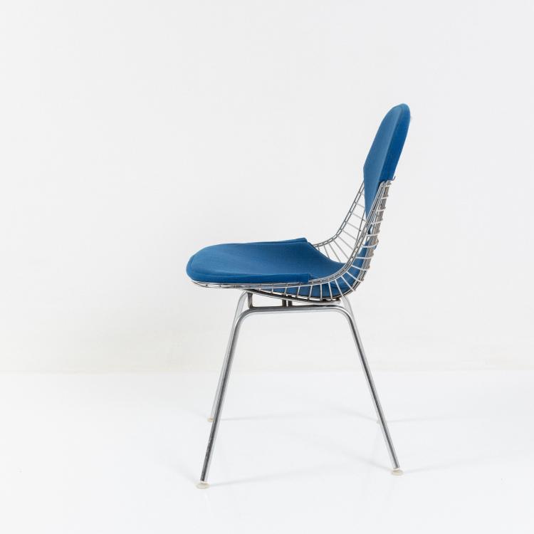 Bild 2 zu Objekt, Stuhl 'DKX' auf H-Base mit Bikini-Polsterung, 1951 (Entwurf), Charles Eames,Ray Eames, Herman Miller oder Vitra, Birsfelden, 183A 228