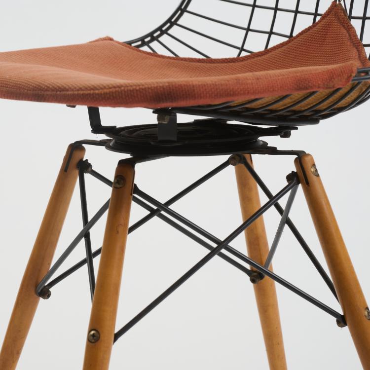 Bild 7 zu Objekt, Stuhl 'PKW-2' mit Bikini-Polsterung, 1952 (Entwurf), Charles Eames,Ray Eames, Herman Miller, Zeeland; Seng, Chicago, 183A 231