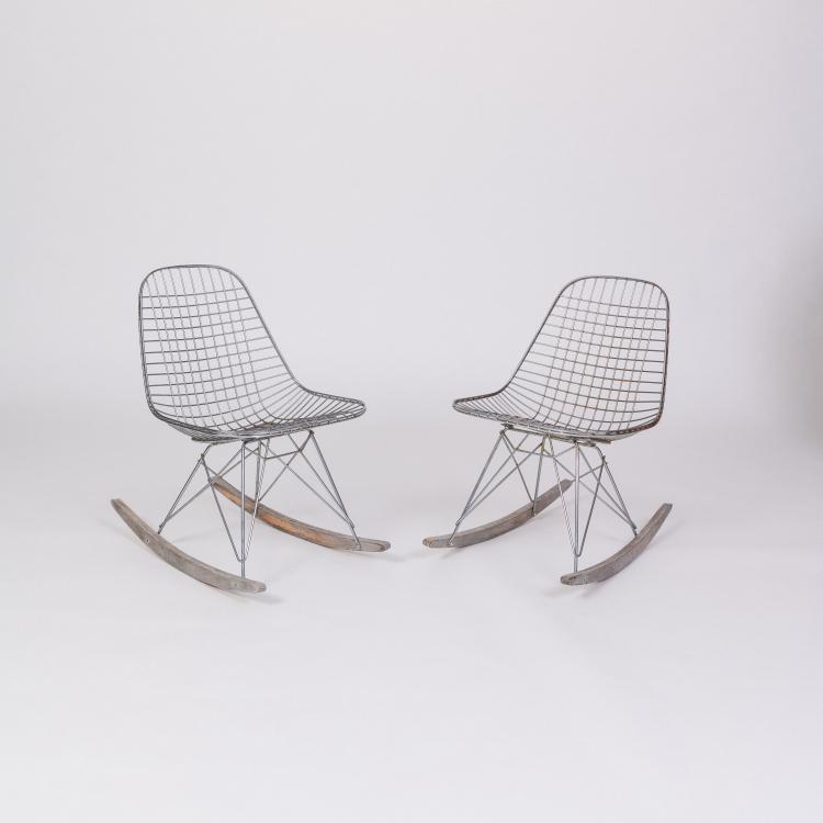 Bild 2 zu Objekt, Zwei Schaukelst&uuml;hle 'RSR', 1951 (Entwurf), Charles Eames,Ray Eames, Herman Miller, Zeeland oder Vitra, Birsfelden, 183A 229