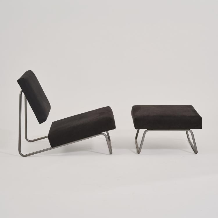 Bild 1 zu Objekt, Sessel und Ottoman, um 1960 (Entwurf), Herbert Hirche, Lampert & Sudrow, Stuttgart, 183A 338