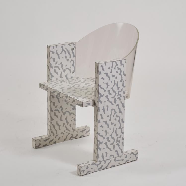 Hauptbild zu Objekt, Armlehnstuhl 'Teodora', 1986/87 (Entwurf), Ettore Sottsass, Vitra, Birsfelden, 183A 589