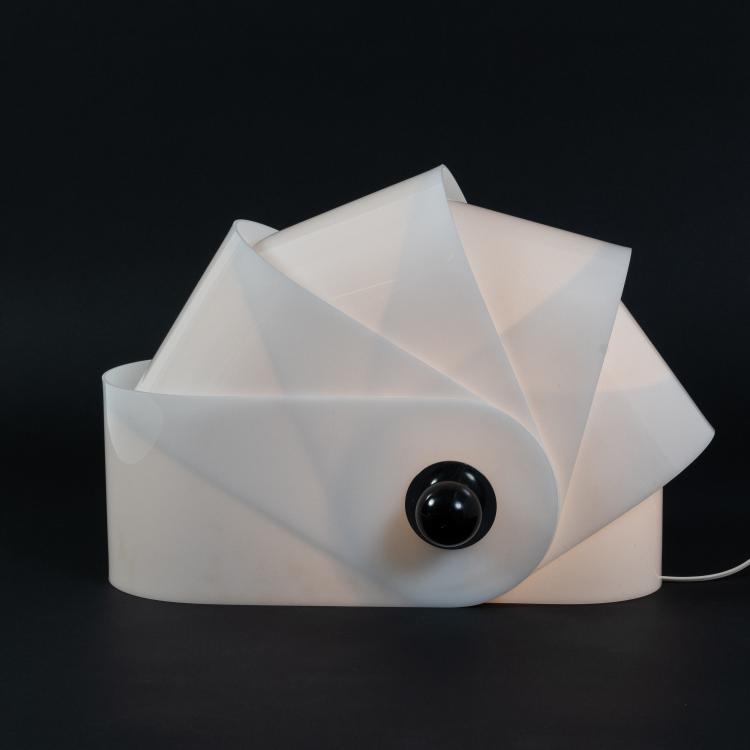 Bild 1 zu Objekt, Tisch-/ Bodenleuchte 'Gherpe', 1967 (Entwurf),  Superstudio,Piero Frassinelli,Alessandro Magris,Roberto Magris,Adolfo Natalini,Cristiano Toraldo di Francia, Francesconi f&uuml;r Poltronova, Pistoia., 183A 404