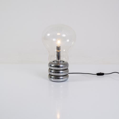 Tischleuchte 'Giant Bulb Clear', 1966 (Entwurf)