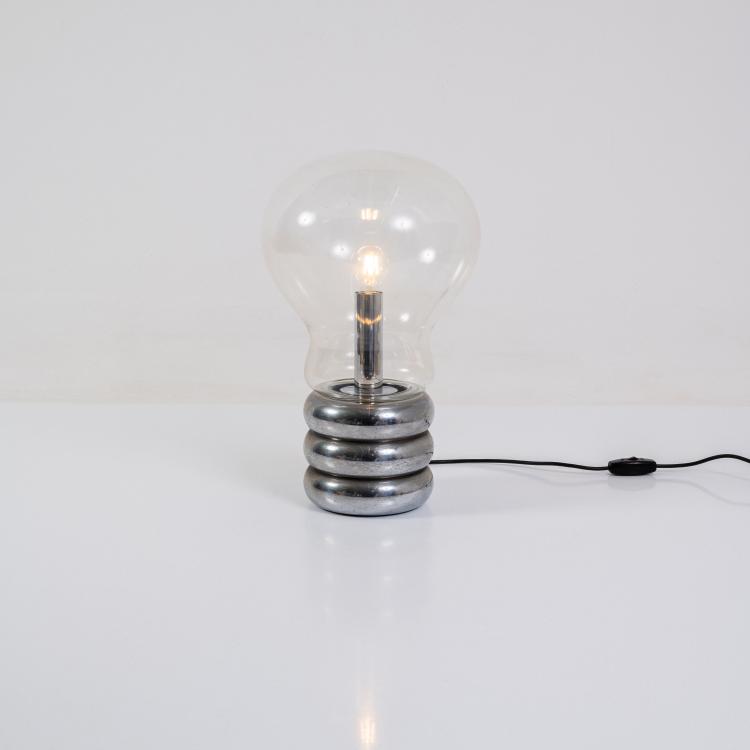 Hauptbild zu Objekt, Tischleuchte 'Giant Bulb Clear', 1966 (Entwurf), Ingo Maurer, Design M, Ingo Maurer, M&uuml;nchen / Munich, 183A 205