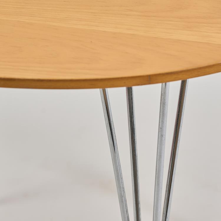 Bild 2 zu Objekt, Tisch 'Supercircular', 1963 (Entwurf), Piet Hein,Bruno Mathsson, Fritz Hansen, Aller&oslash;d, 183A 347