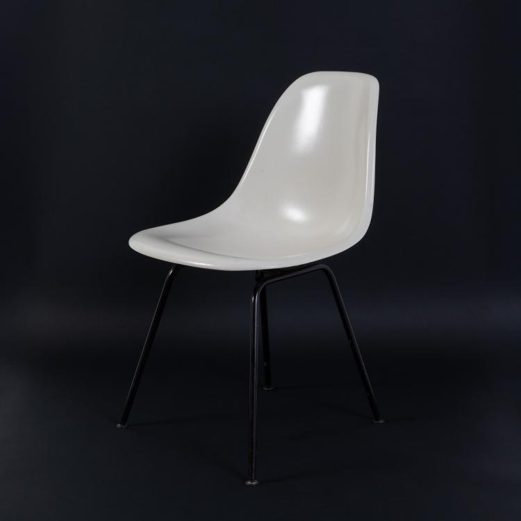 Hauptbild zu Objekt, Stuhl 'DSX' auf H-Base, 1950-53 (Entwurf), Charles Eames,Ray Eames, Vitra, Birsfelden, 183A 225