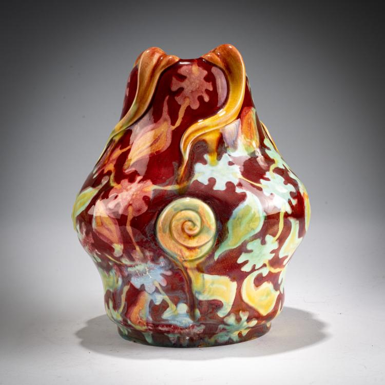 Bild 1 zu Objekt, Vase, 1900-02, Vilmos Zsolnay, Zsolnay, 