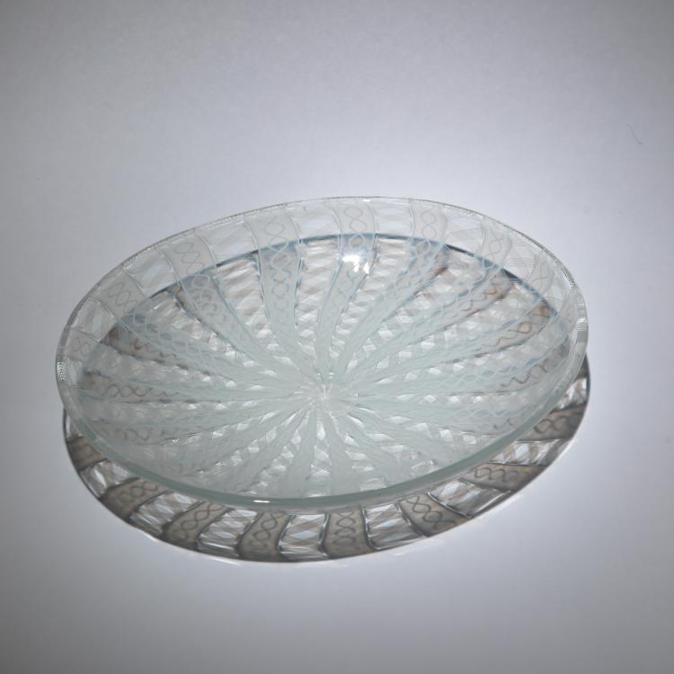 Hauptbild zu Objekt, Schale 'Filigrana', um 1950, Paolo Venini, Venini, Murano, 183B 728