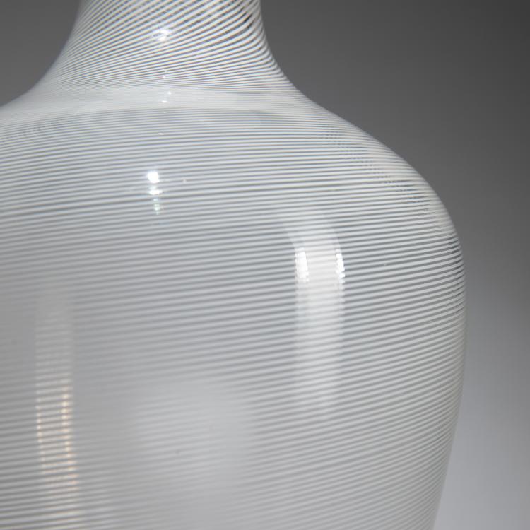 Bild 2 zu Objekt, 'Veronese' vase and goblet 'Mezza filigrana', c. 1950, Vittorio Zecchin (after), Venini, Murano, 183B 730