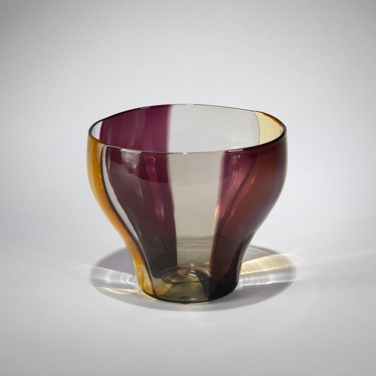 Hauptbild zu Objekt, Vase 'A spicchi', um 1954-57, Fulvio Bianconi, Venini, Murano, 183B 748
