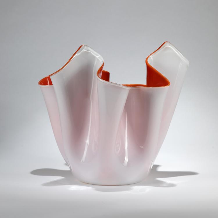Bild 1 zu Objekt, Vase 'Fazzoletto', um 1950, Fulvio Bianconi, Venini, Murano, 183B 731