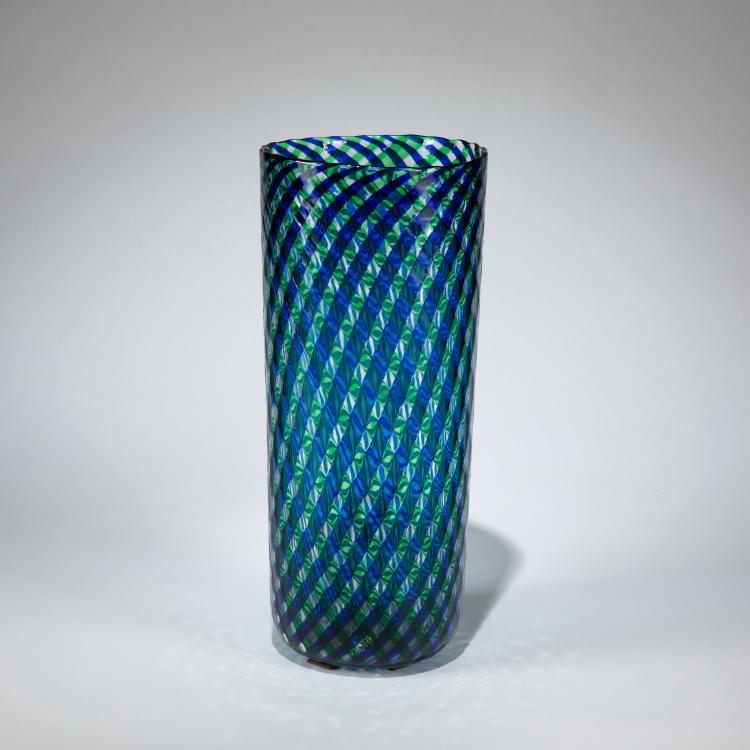 Hauptbild zu Objekt, Vase 'A reticello', um 1955, Fulvio Bianconi, Venini, Murano, 183B 754