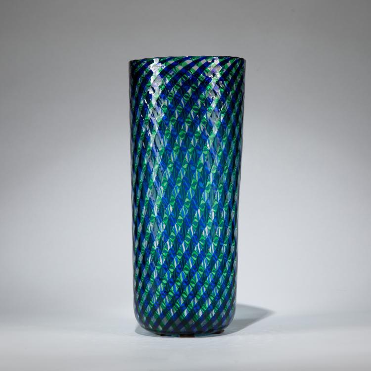Bild 1 zu Objekt, Vase 'A reticello', um 1955, Fulvio Bianconi, Venini, Murano, 183B 754