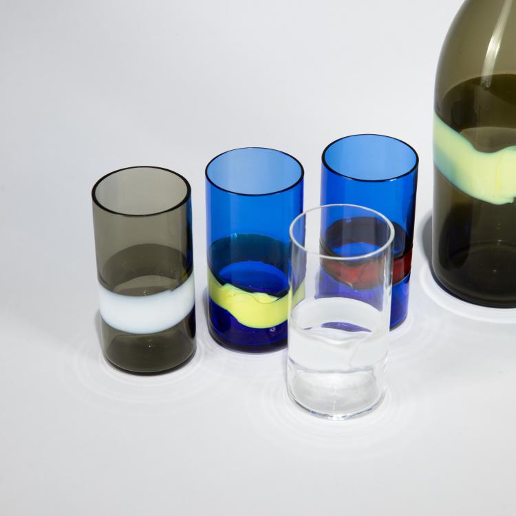 Bild 2 zu Objekt, Karaffe mit sieben Bechern 'Morandiana III', 1949/50, Fulvio Bianconi,Gio Ponti, Venini & C., Murano, 183B 721