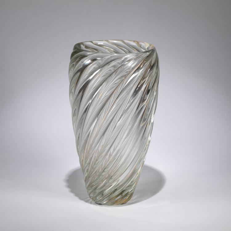 Hauptbild zu Objekt, Vase 'A coste', um 1935, Venini, Murano, 183B 699
