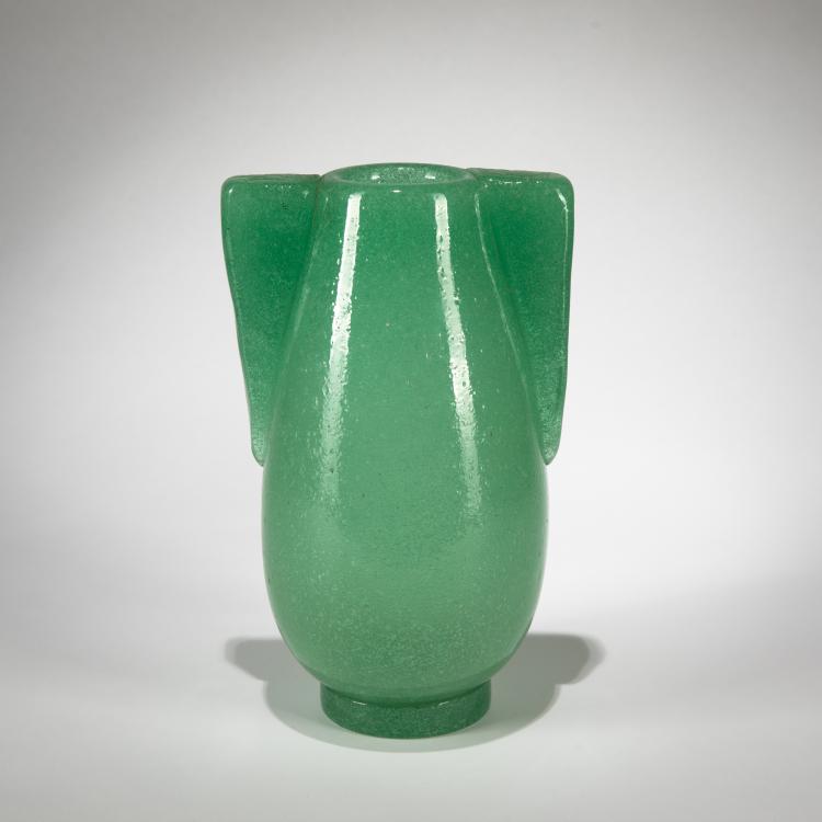 Hauptbild zu Objekt, Vase 'A bollicine', um 1933, Carlo Scarpa, Venini & C., Murano, 183B 692