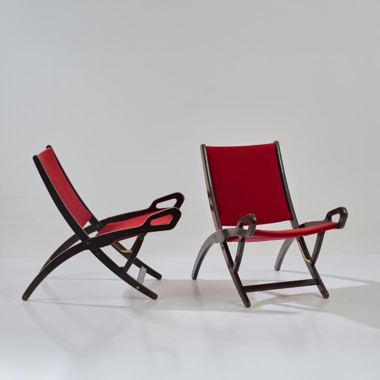 Bild 1 zu Objekt, Zwei Klappsessel 'Ninfea', 1958 (Entwurf), Gio Ponti, Fratelli Reguitti, 183A 304