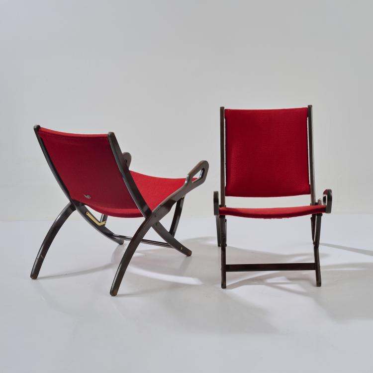 Bild 2 zu Objekt, Zwei Klappsessel 'Ninfea', 1958 (Entwurf), Gio Ponti, Fratelli Reguitti, 183A 304