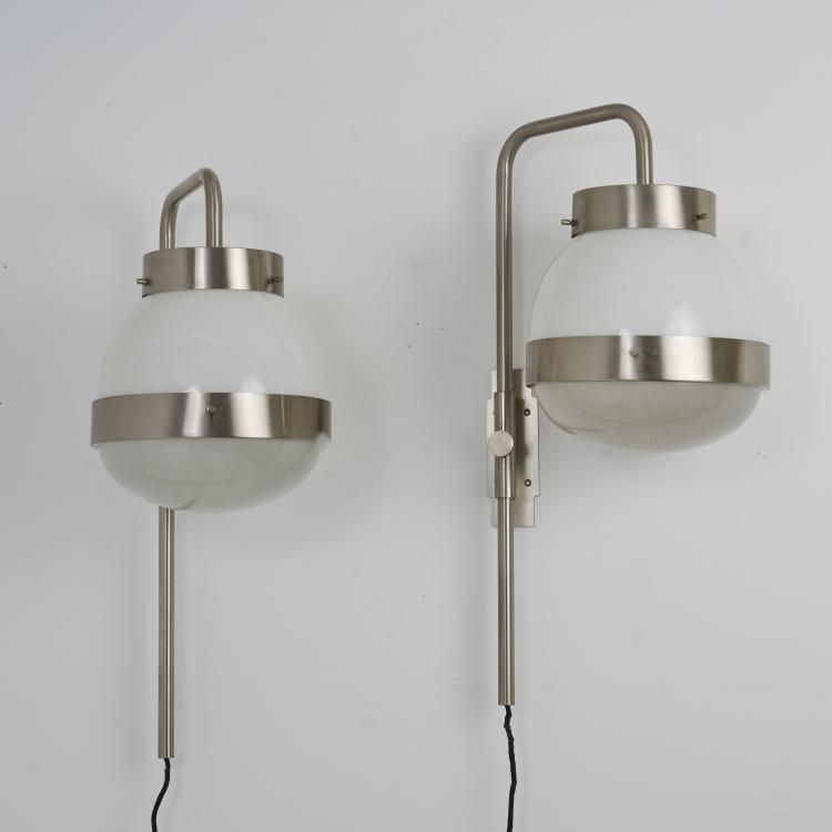 Bild 2 zu Objekt, Zwei Wandleuchten 'Delta', um 1960 (Entwurf), Sergio Mazza, Artemide, Mailand / Milan, 183A 368