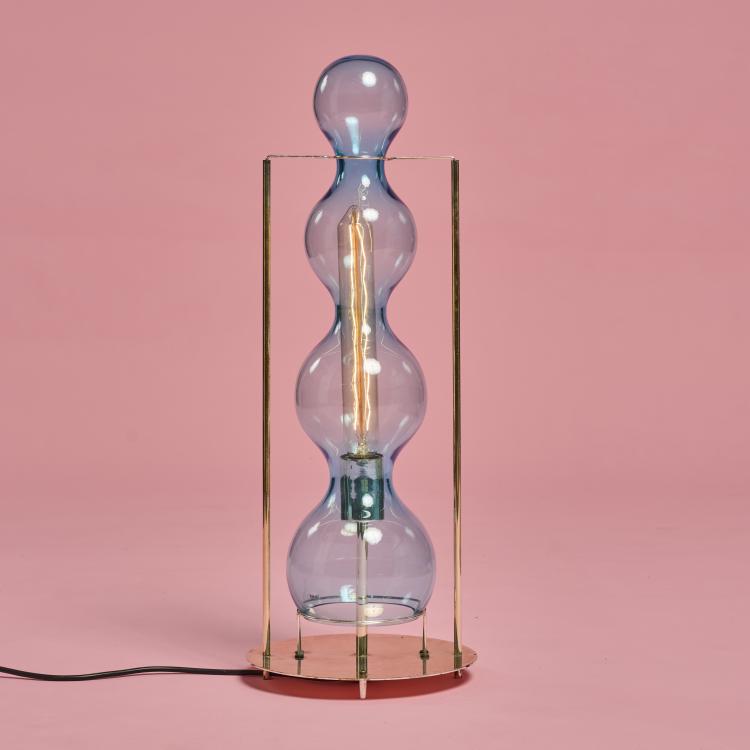 Bild 3 zu Objekt, Tischleuchte 'Star Trek', 1986 (Entwurf), Jeannot Cerutti, Veart, Murano, 183A 585