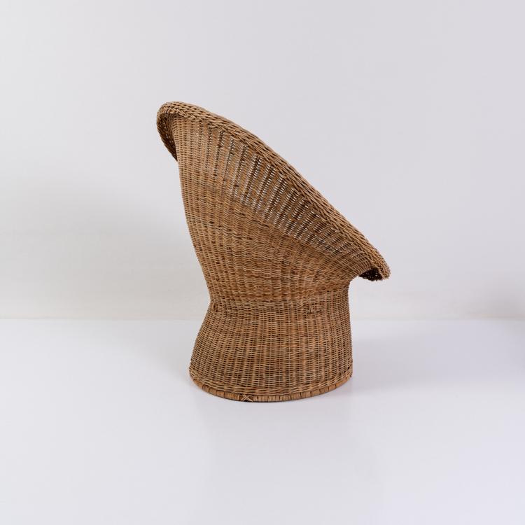 Bild 1 zu Objekt, Korbsessel 'E 10', 1949 (Entwurf), Egon Eiermann, Murmann, Heinrich, Johannisthal, 183A 204