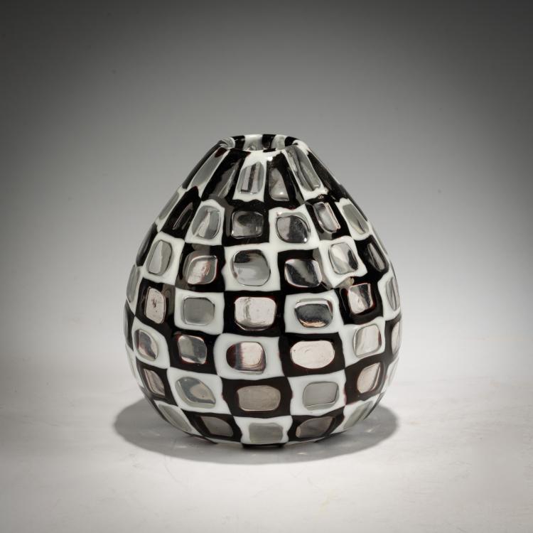 Hauptbild zu Objekt, Vase 'Occhi', 1959/60, Tobia Scarpa, Venini, Murano, 183B 763
